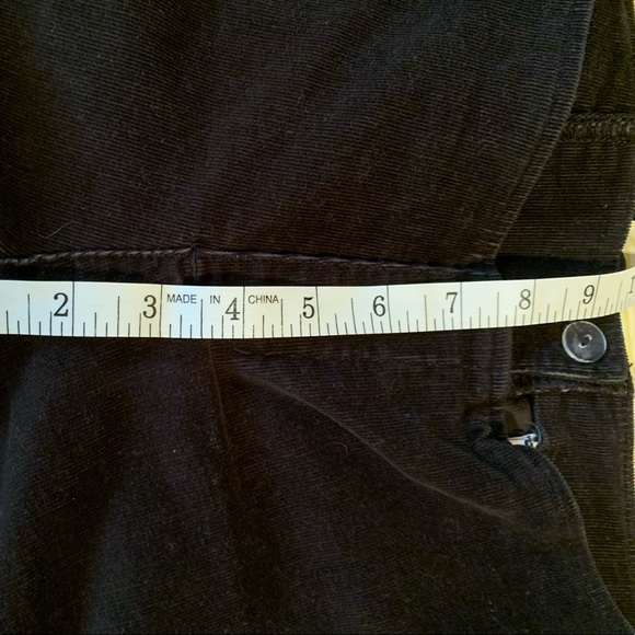NWOT Vintage Tommy Hilfiger corduroy pants Black, Size 5 - Picture 15 of 16